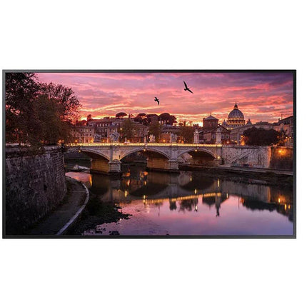 Samsung 50 Inch Digital Signage, QB50R QBR Series LED-Backlit LCD Display Edge-Lit 4K UHD LED Display for Business Open Box LH50QBREBGCXZA