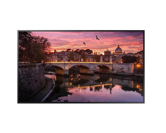 Samsung 50 Inch Digital Signage, QB50R QBR Series LED-Backlit LCD Display Edge-Lit 4K UHD LED Display for Business Open Box LH50QBREBGCXZA
