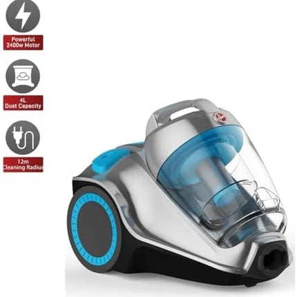 Hoover Power 7 Canister Vacuum Cleaner HC84-P7A-ME - 2400W, 4L