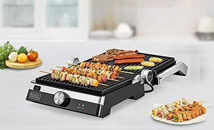 Black+Decker CG2000-B5 2000W Family Health Grill - 180° Contact Grill