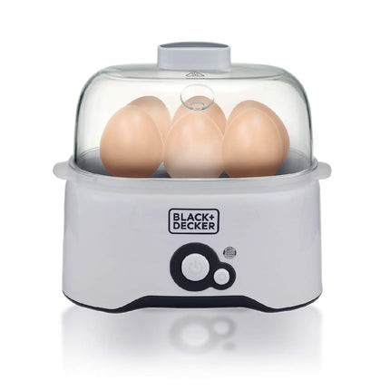 Black+Decker EG200-B5 Egg Cooker, 7-Egg Capacity with Poaching Pans