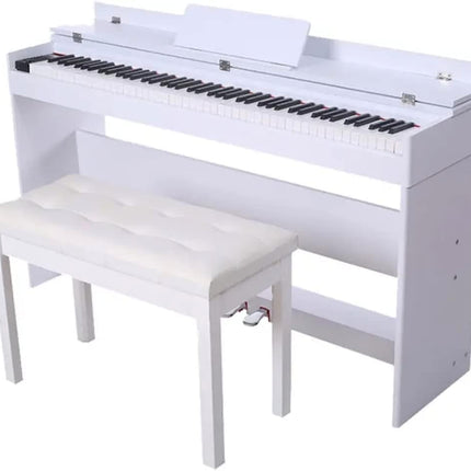 Megarya M803 Digital Piano 88 Weighted Keys Glossy White with French DREAM Sound Source