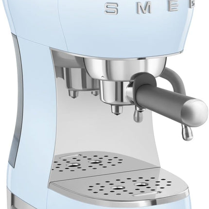 Smeg ECF02PBUK Manual Espresso Coffee Machine - Blue