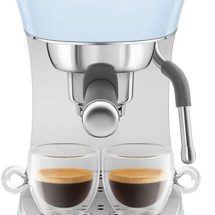 Smeg ECF02PBUK Manual Espresso Coffee Machine - Blue