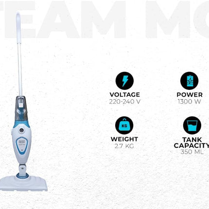 Black+Decker FSMH13E5-B5 5-in-1 Steam Mop - 1300W