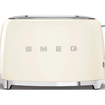 Smeg TSF01CREU 2-Slice Retro Toaster - Cream, 950W