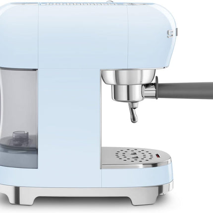 Smeg ECF02PBUK Manual Espresso Coffee Machine - Blue