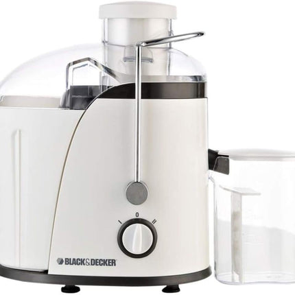 Black+Decker JE400-B5 400W Juice Extractor - Wide Feeding Chute, Stainless Steel Filter