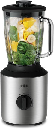 Braun PowerBlend 3 JB3273 Jug Blender, 800W, 1.5L, with Grinder & Chopper Mills