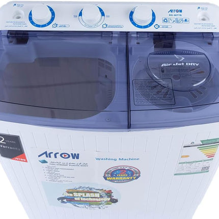 Arrow RO 06TTB 4.5kg Semi Automatic Twin Tub Washing Machine White