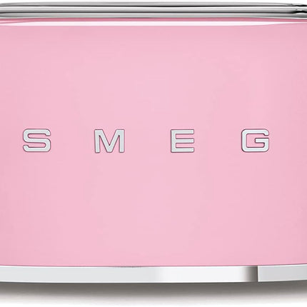 Smeg TSF02PKUK 4-Slice Retro Toaster - Pink, 1500W