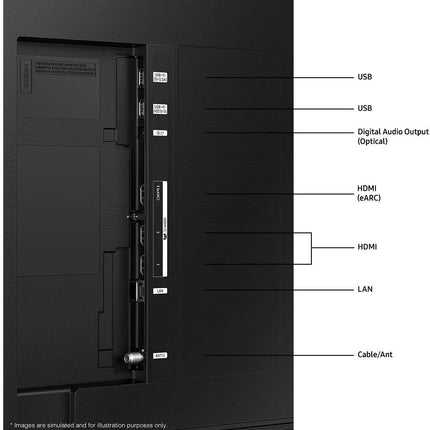 Samsung 85 Inch DU8000 Crystal UHD 4K Smart TV 100Hz Tizen OS 85DU8000