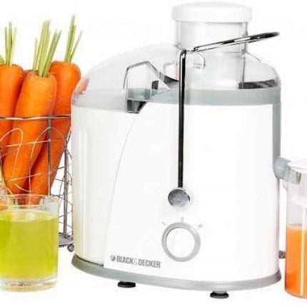 Black+Decker JE400-B5 400W Juice Extractor - Wide Feeding Chute, Stainless Steel Filter