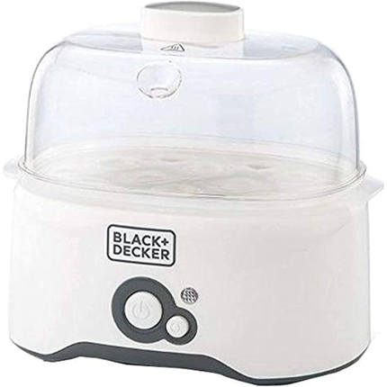 Black+Decker EG200-B5 Egg Cooker, 7-Egg Capacity with Poaching Pans