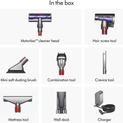 Dyson V11 Extra Cordless Vacuum - 185AW Suction, 60 Min Runtime