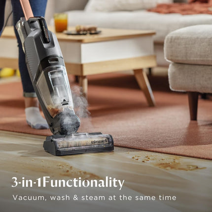 BISSELL CrossWave HydroSteam 3527E Multi-Surface Vacuum & Steam Cleaner, 1100W