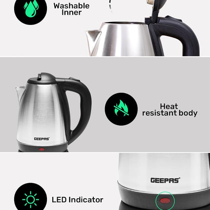 Geepas Stainless Steel Electric Kettle GK5454