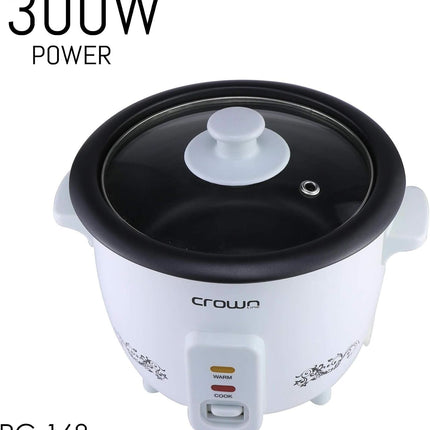 Crownline Rice Cooker with Steamer RC-168