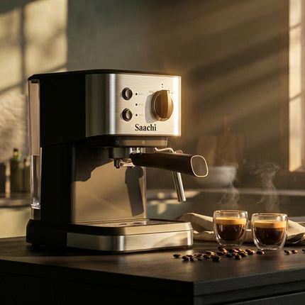 Saachi Coffee Maker NL-COF-7068-BK With 20 Bar High Pressure Pump