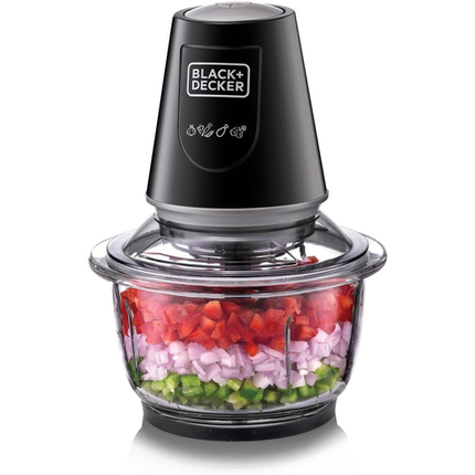 BLACK+DECKER Glass Chopper & Mincer GC400-B5