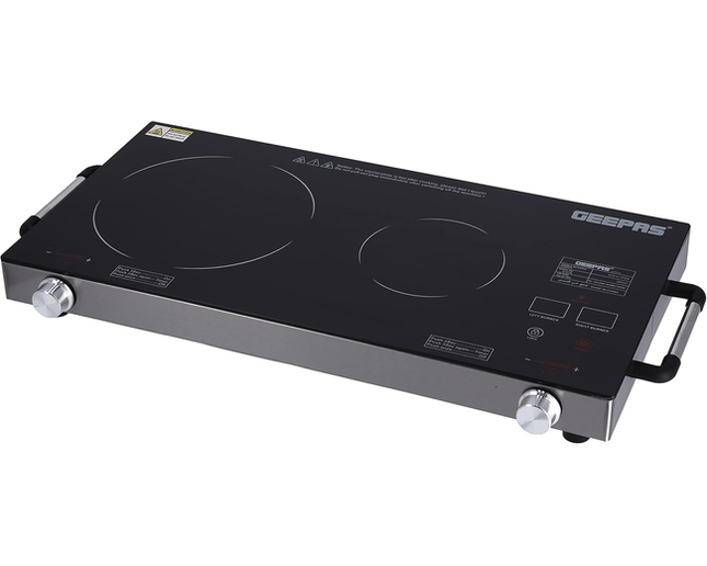 Geepas GIC6131S Double Burner Infrared Cooker