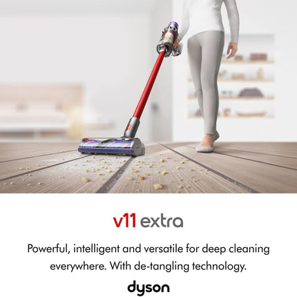 Dyson V11 Extra Cordless Vacuum - 185AW Suction, 60 Min Runtime
