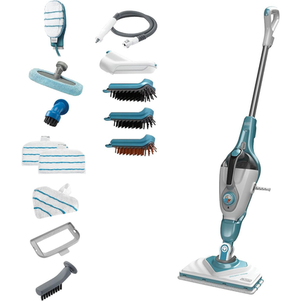 Black+Decker BHSM1610DSM-GB 2-in-1 Steam Mop with 15 Accessories