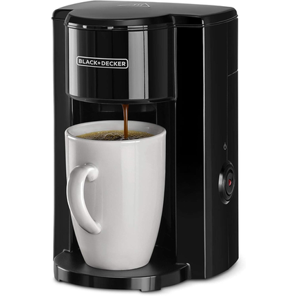 Black+Decker Coffee Maker DCM25N-B5 125ml Water Tank Compact Coffee Machine