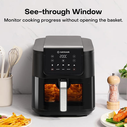 Nutricook AFS200 Extra Large Space-Saving Air Fryer
