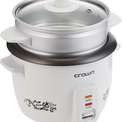 Crownline Rice Cooker with Steamer RC-168