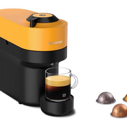 Nespresso Vertuo Pop Capsule Coffee Machine - Yellow