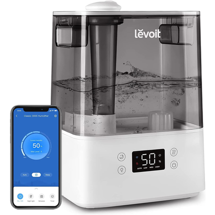 Levoit Classic 300S Ultrasonic Smart Humidifier - 6L Top-Fill, App Control