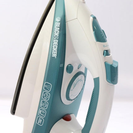 Black & Decker 1750W Steam Iron Ceramic Coated Soleplate X1600-B5