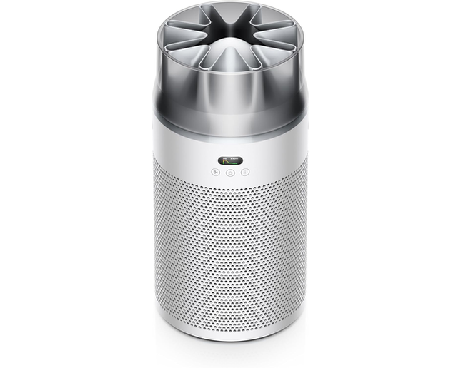 Dyson HushJet Purifier Compact HJ10 - White/Silver, Smart Air Purifier with App Control