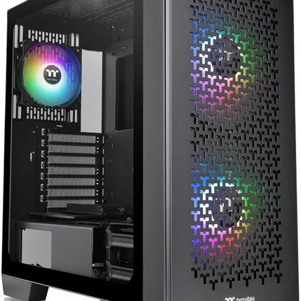Thermaltake View 300 MX TG ARGB E ATX Mid Tower Gaming PC Case Black CA 1P6 00M1WN 00