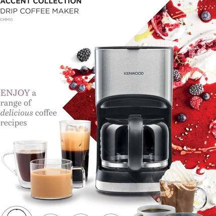 Kenwood CMM10 Drip Coffee Machine 12 Cup Coffee Maker