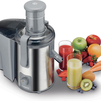 KENWOOD Juicer 700W Stainless Steel Juice Extractor with 75mm Wide Feed Tube JEM51.000GS