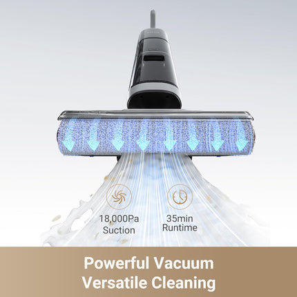 Dreame H14 Wet & Dry Vacuum Mop - 180° Lie-Flat, 18000Pa Suction