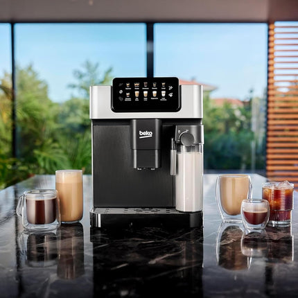 Beko Caffe Experto CEG7304X Bean to Cup Fully Automatic Espresso Machine, Integrated Milk Jug