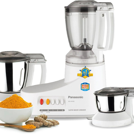 Panasonic MX-AC300 3-jar mixer grinder front view