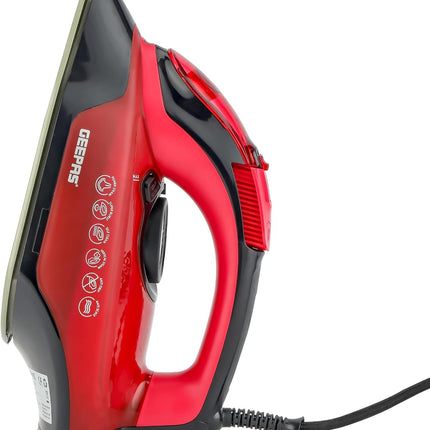 Geepas 3100W Ceramic Steam Iron 350 ml Capacity GSI24026