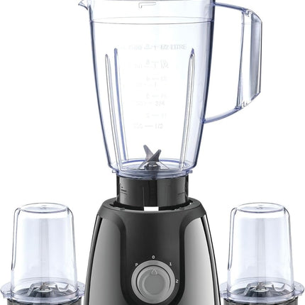 Black+Decker BX440-B5 Blender with 2 Grinding Mills, 400W, 1.5L