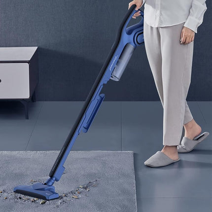 Deerma DX810 vacuum cleaner in handheld mode