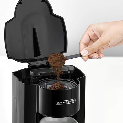 Black+Decker Coffee Maker DCM25N-B5 125ml Water Tank Compact Coffee Machine