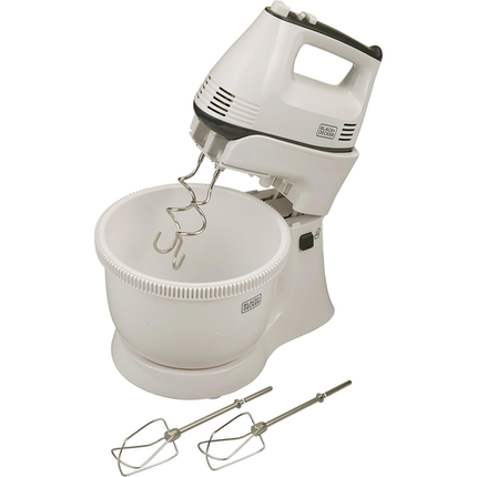 Black+Decker 300W Bowl & Stand Mixer - 5 Speed with Turbo Function