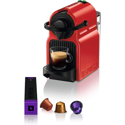 Nespresso Inissia Capsule Coffee Machine - Red