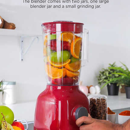 Olsenmark 2-in-1 Juicer Blender Chopper Set OMSB2362N