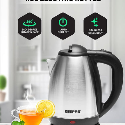 Geepas Stainless Steel Electric Kettle GK5454