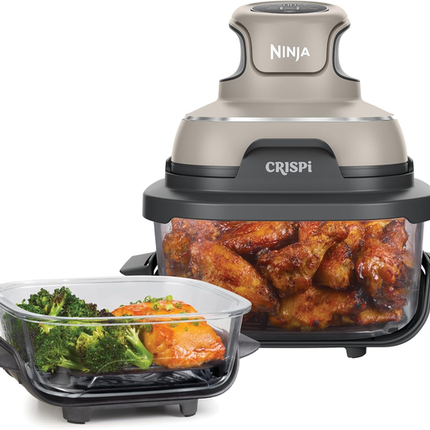 Ninja Crispi 4-in-1 Portable Glass Air Fryer Cooking System 1700W FN101UKST