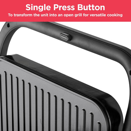 BLACK+DECKER Electric Panini Grill Sandwich Maker PCG1300-B5